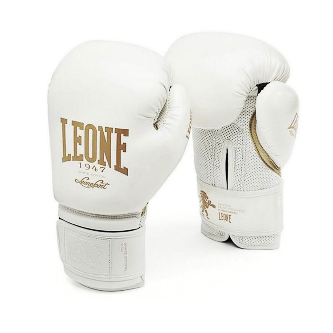 Leone boxing gloves "Black & White" White