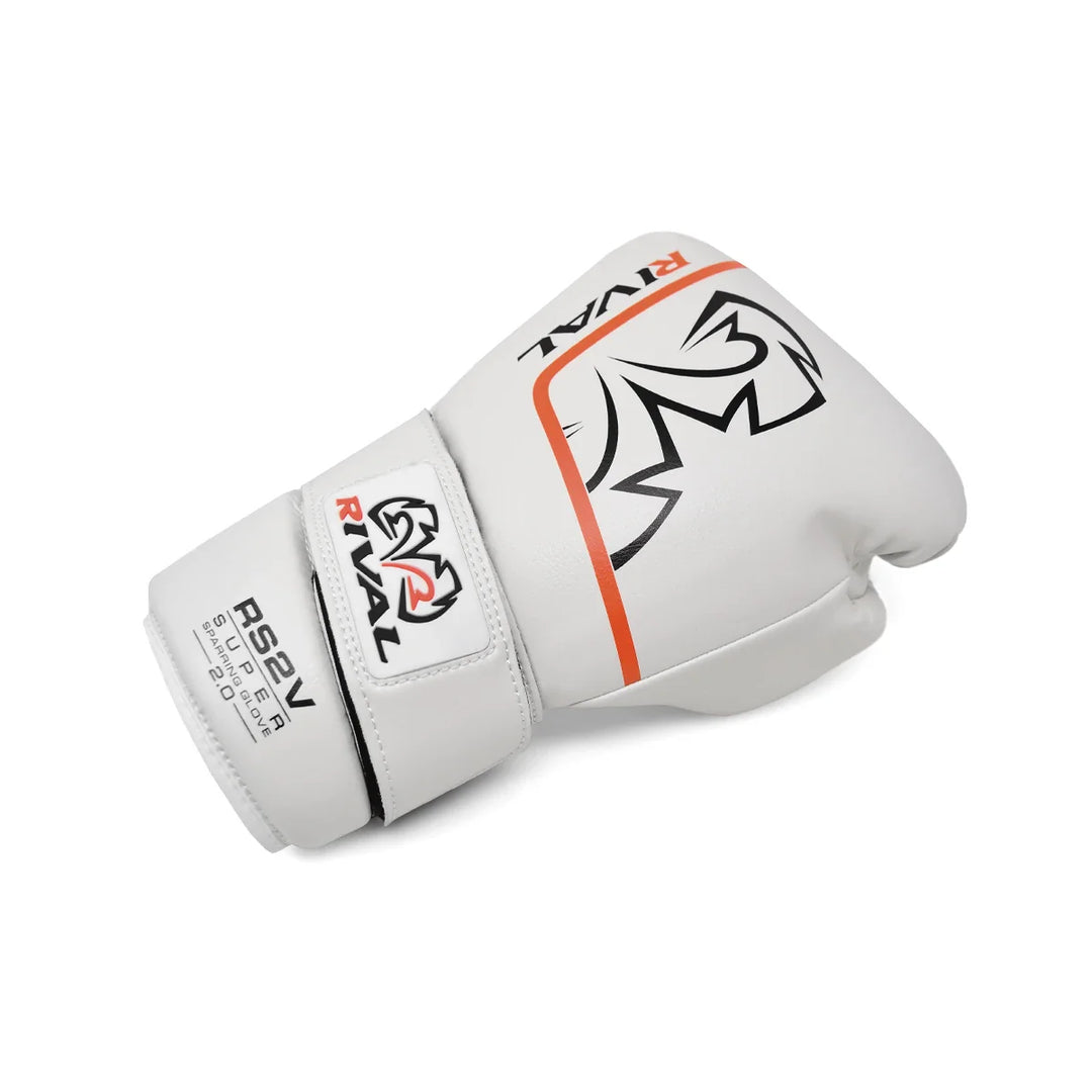 Rival RS1 Ultra Boxing Gloves Sparring White