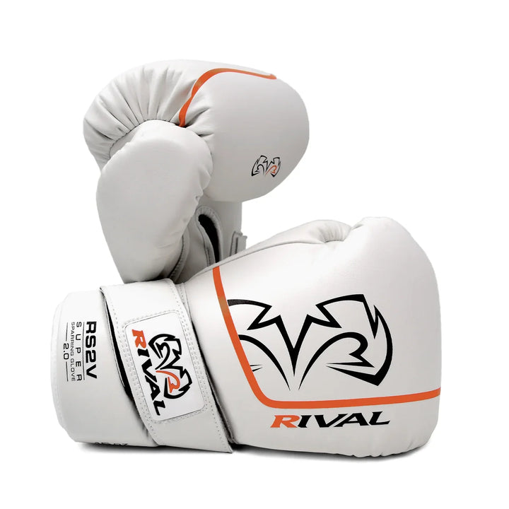 Rival RS1 Ultra Boxing Gloves Sparring White