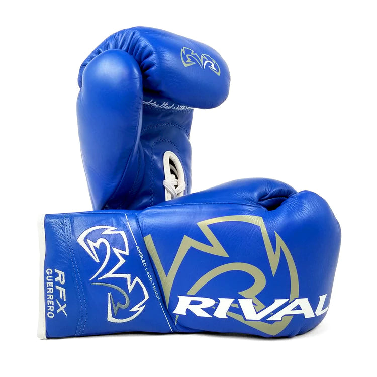 Gants de boxe Rival RFX-Guerrero HDE-F, bleus