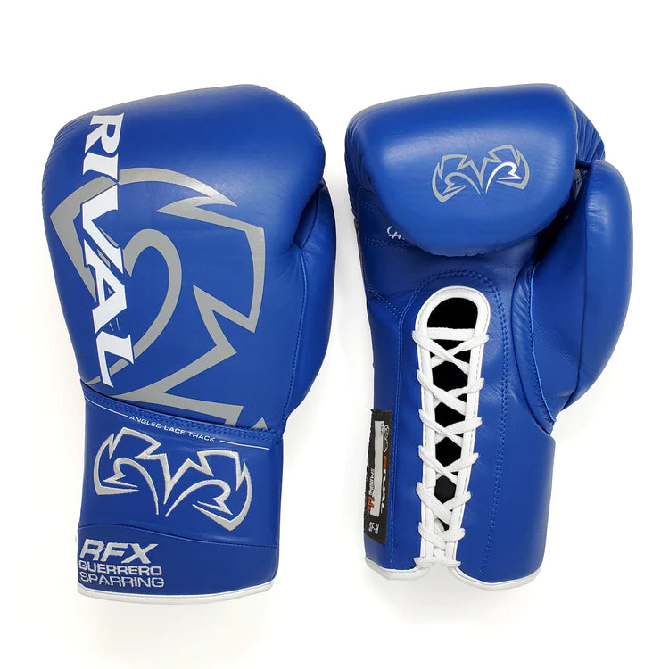 Rival RFX-Guerrero boxing gloves sparring blue