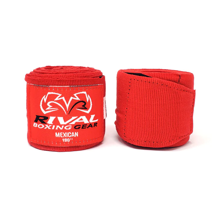 Boxing hand wraps Rival Mexican Red