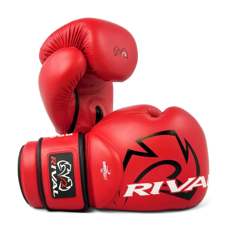 Rival RS4 boxing gloves sparring red