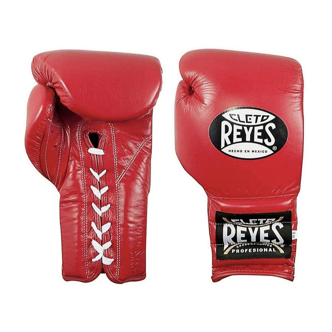Cleto Reyes Boxhandschuhe Sparring Rot, geschnührt