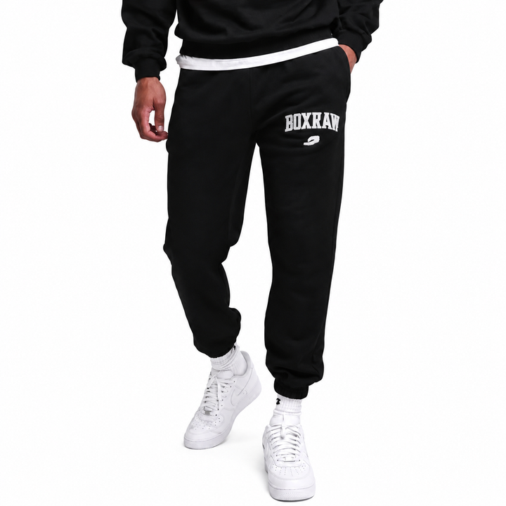 Boxraw East Street Trainerhose, Schwarz