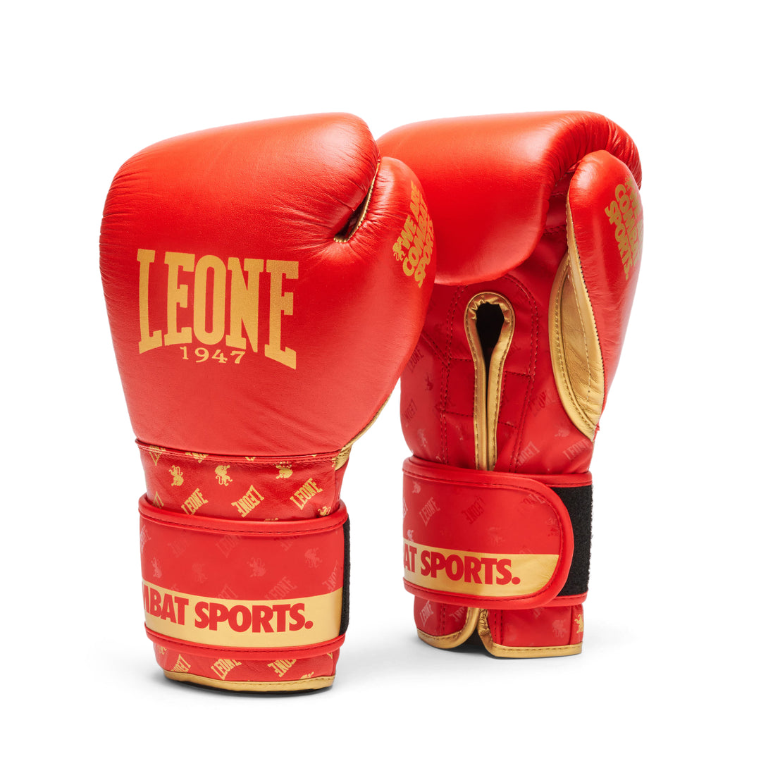 Leone Boxhandschuhe "DNA" , Rot