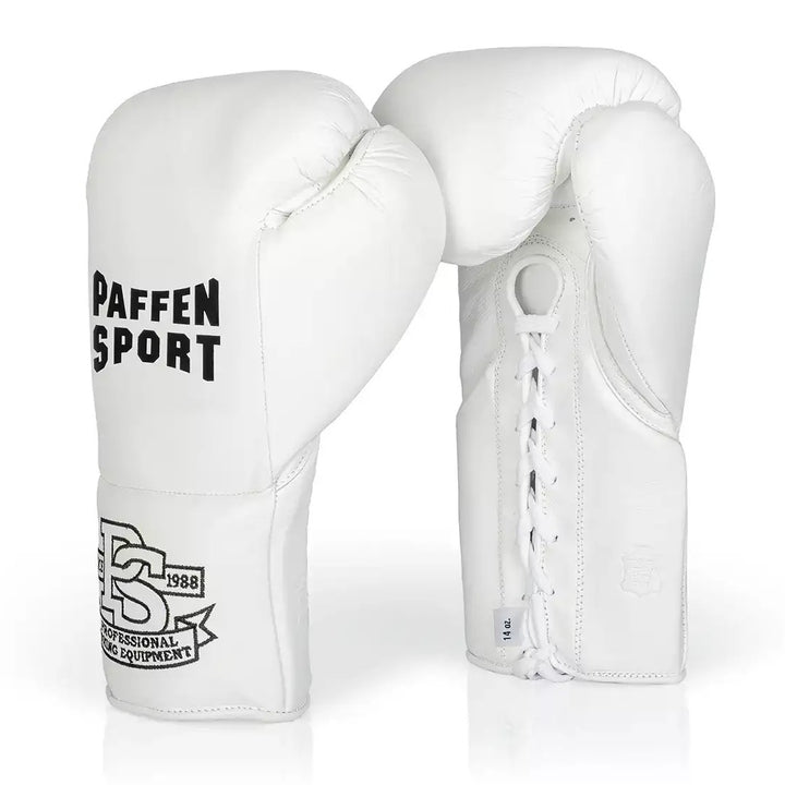 Paffen Sport «PRO MEXICAN» Boxhandschuhe für das Sparring, Weiss