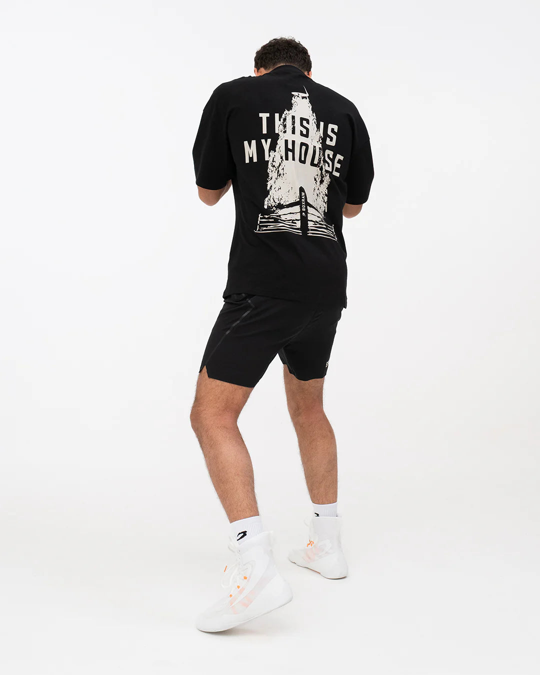 Boxraw "This Is My House" Oversized T-Shirt Schwarz