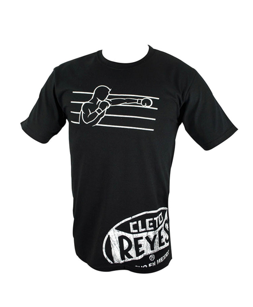 Cleto Reyes T-Shirt "Fighter", Schwarz