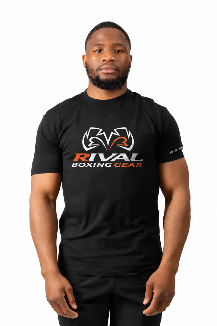 Rival T-Shirt Corpo Spandex, Schwarz