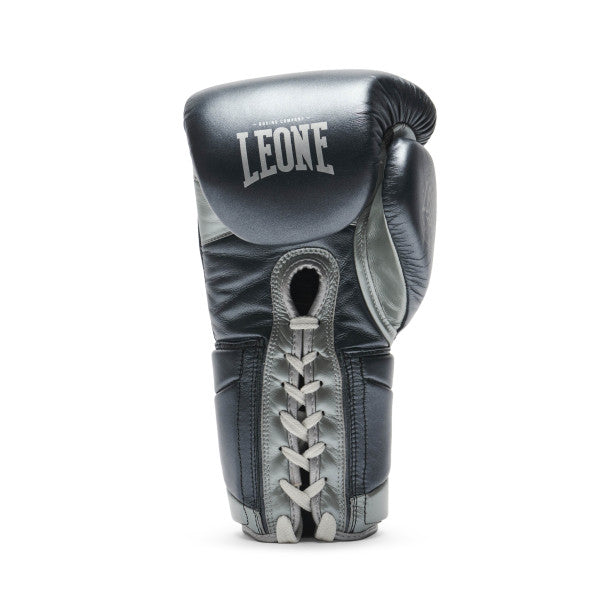 Leone Boxhandschuhe Authentic 2, geschnührt, Grau