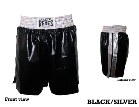 Cleto Reyes Satin Boxer Briefs Black/White