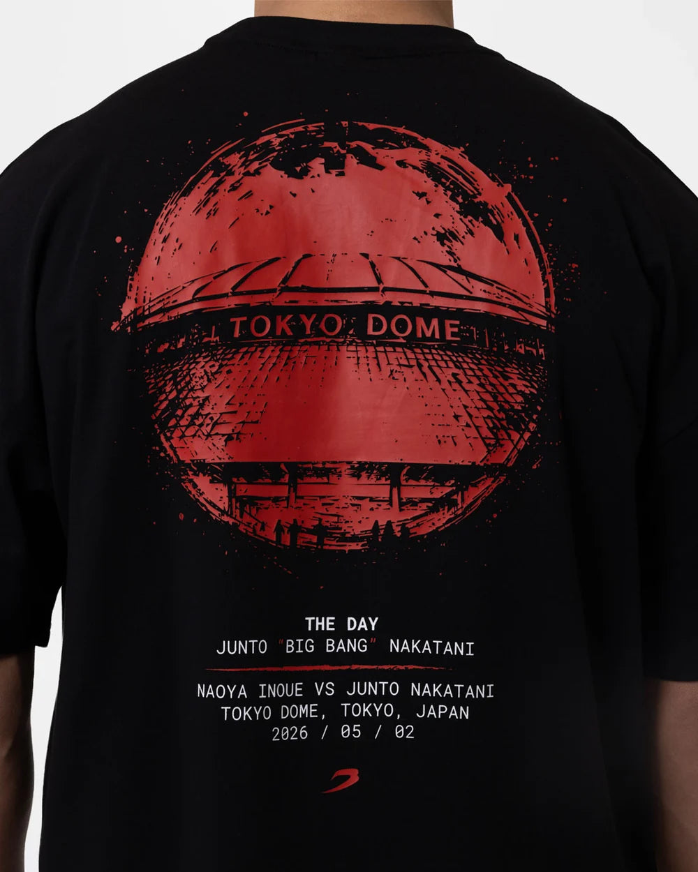 Ldt. Edition Boxraw Nakatani "The Day" Fight Oversized T-Shirt, Schwarz
