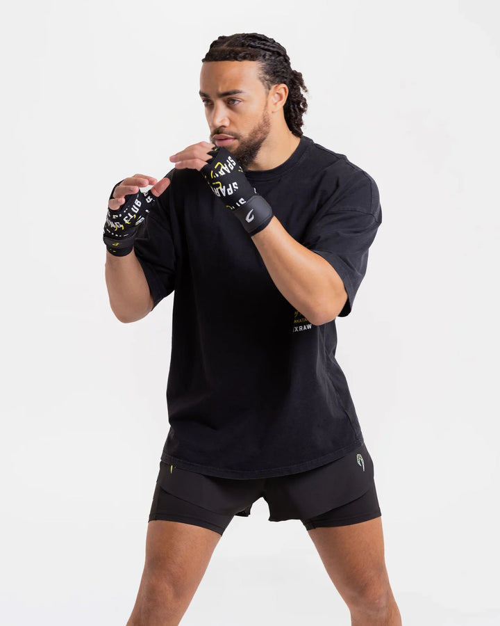 Boxraw Nakatani x Sparring Club Oversized T-Shirt, Washed Black