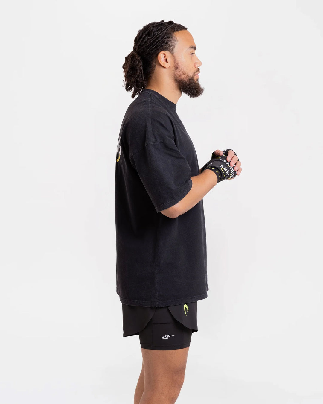 Boxraw Nakatani x Sparring Club Oversized T-Shirt, Washed Black