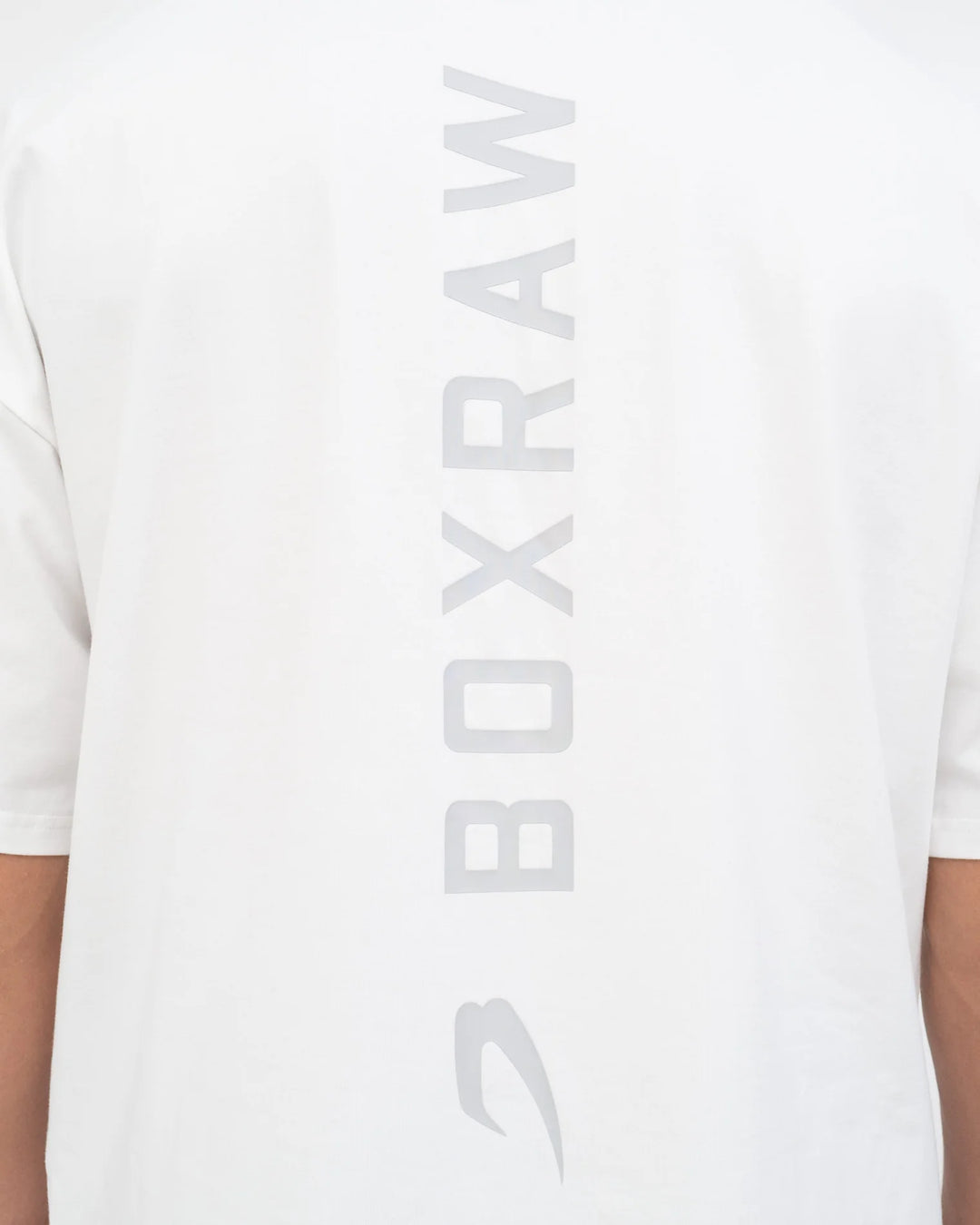 Boxraw Lineal Oversized T-Shirt Weiss