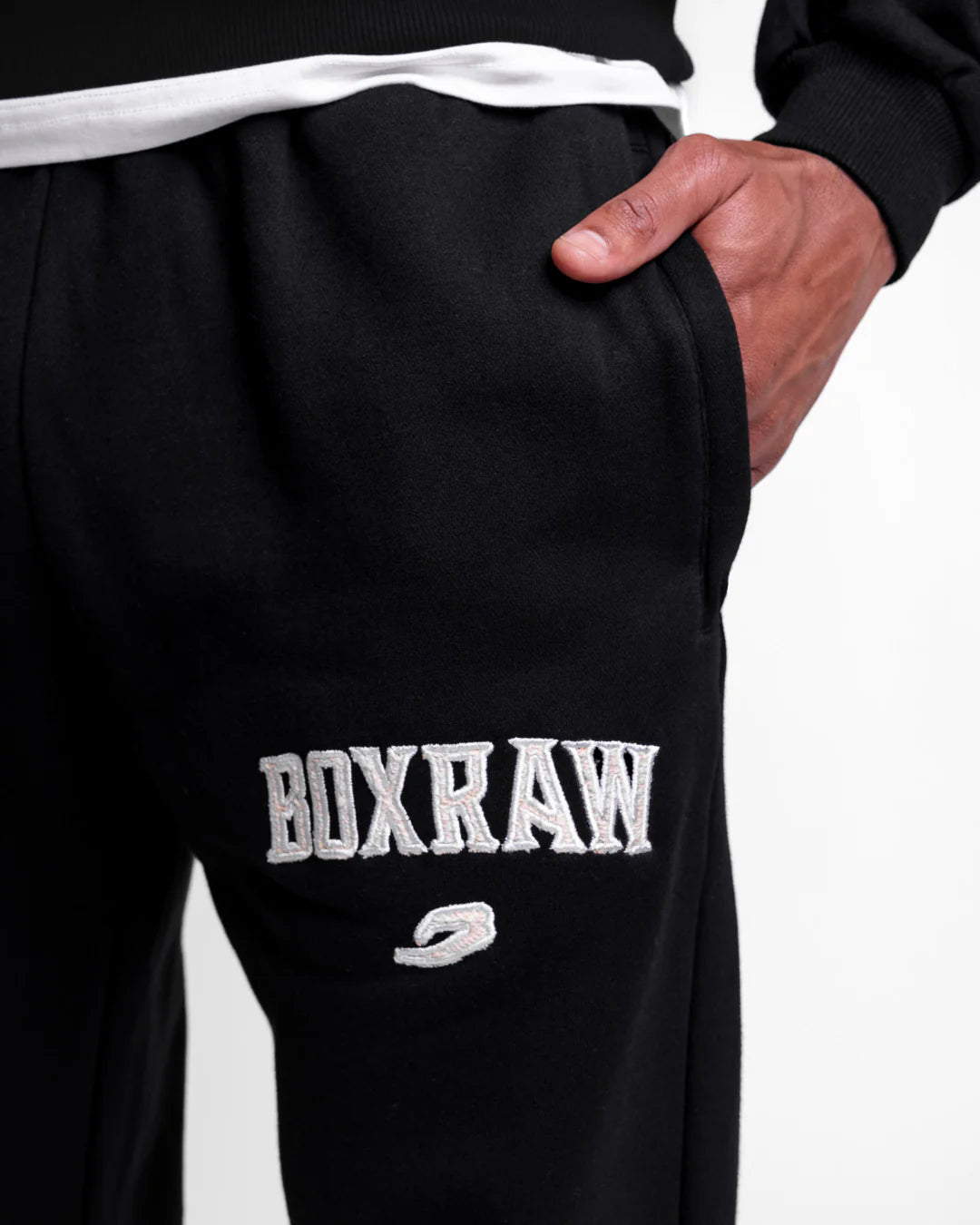 Boxraw East Street Trainerhose, Schwarz