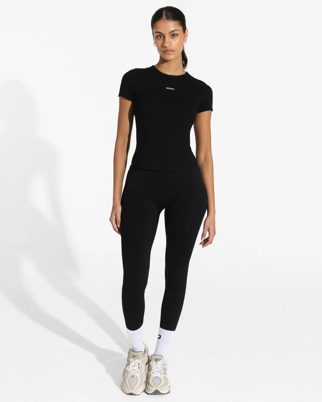 Boxraw Annie T-Shirt, Schwarz