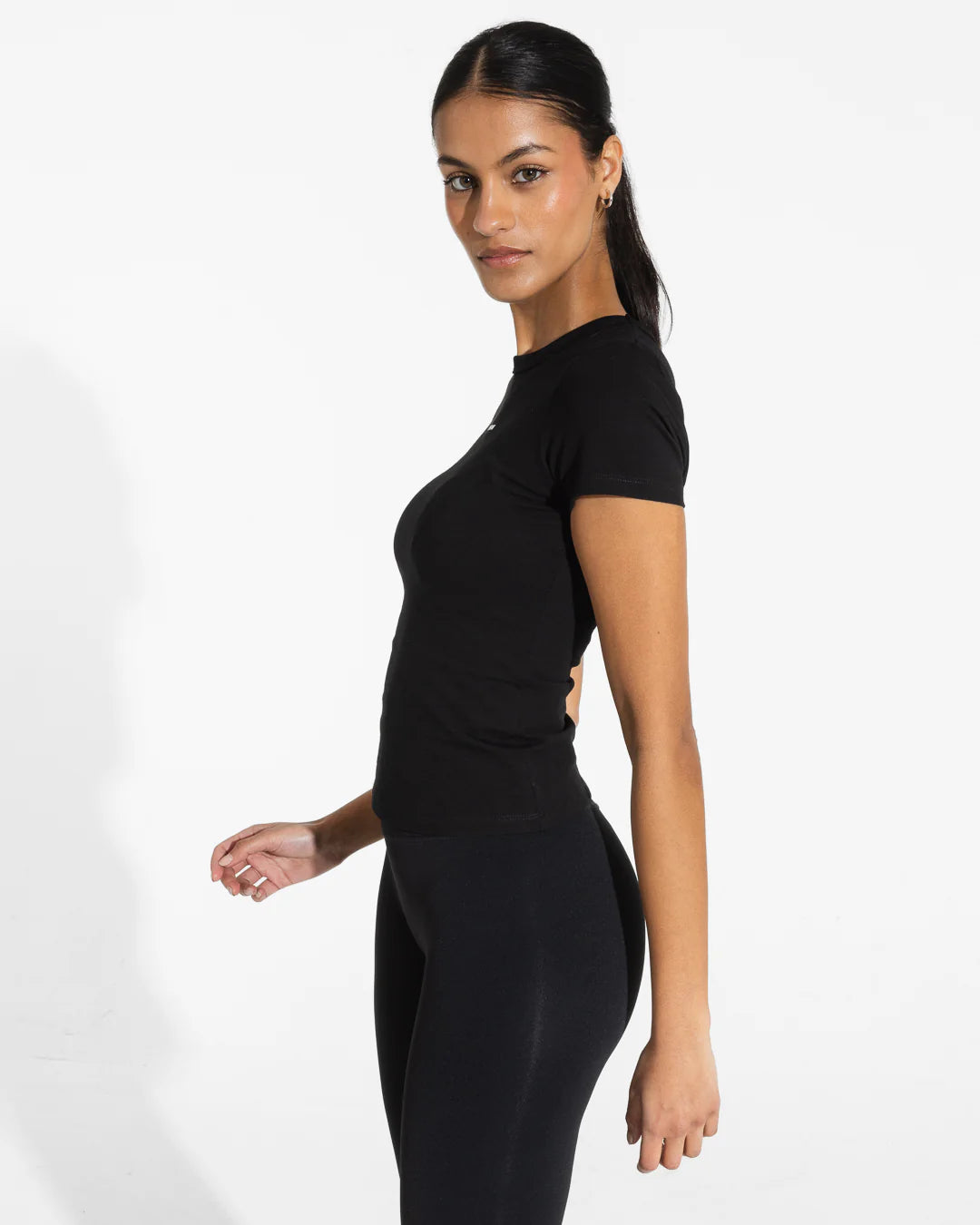 Boxraw Annie T-Shirt, Schwarz