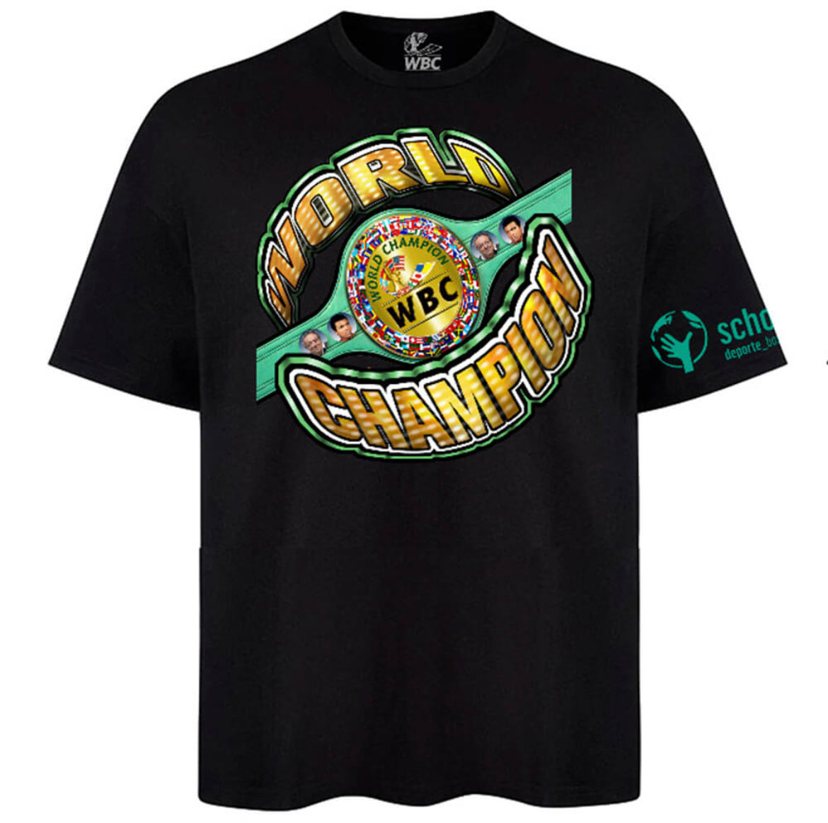 WBC World Champion Tシャツ ボクシング　Lサイズ World champion ボクシング wbc t シャツ WBC Champion T-Shirt, Schwarz