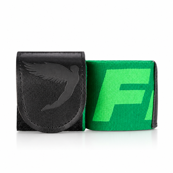 Boxbandagen Fly Big Logo, Grün