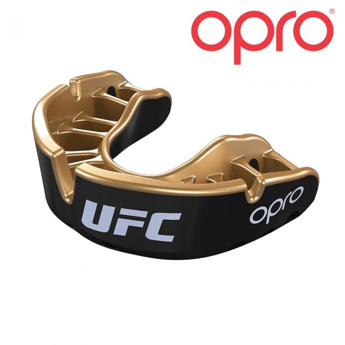 UFC Opro Mundschutz "Gold" Schwarz Metal/Gold