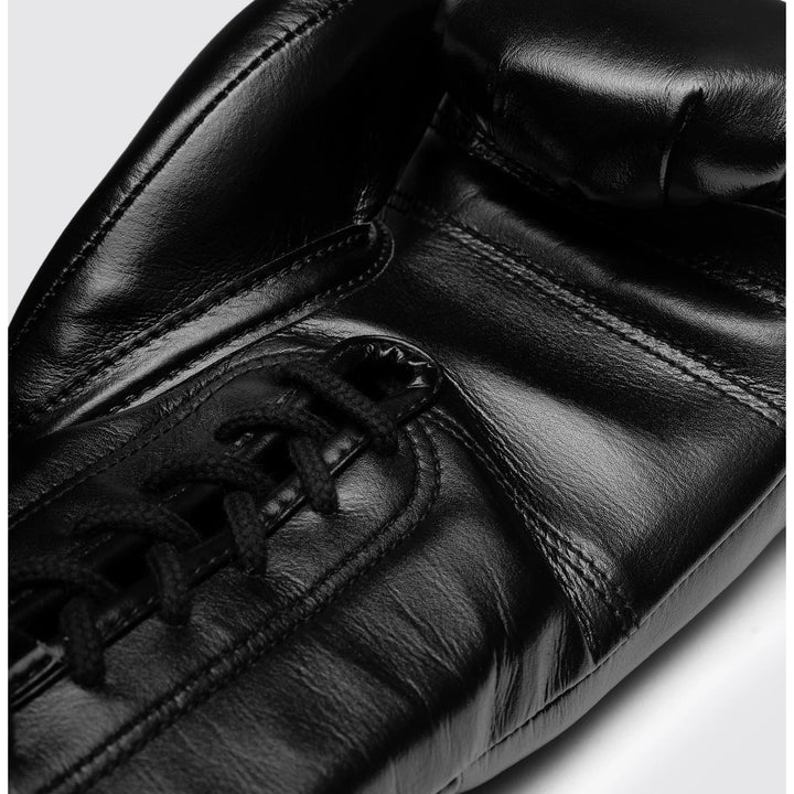 Fly “Superlace Pro X 2“ Lace-up Boxhandschuhe, Schwarz