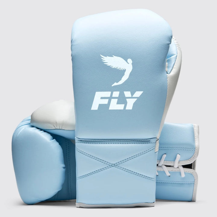 Fly “Superlace Pro X 2“ Lace-up Boxhandschuhe, Pale Blue