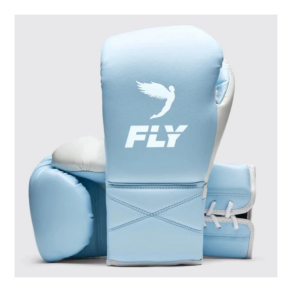 Fly “Superlace Pro X 2“ Lace-up Boxhandschuhe, Pale Blue