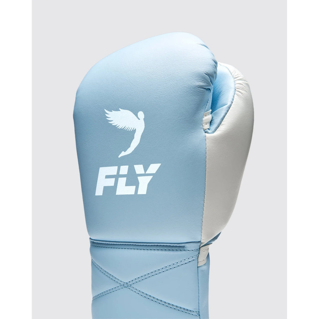 Fly “Superlace Pro X 2“ Lace-up Boxhandschuhe, Pale Blue