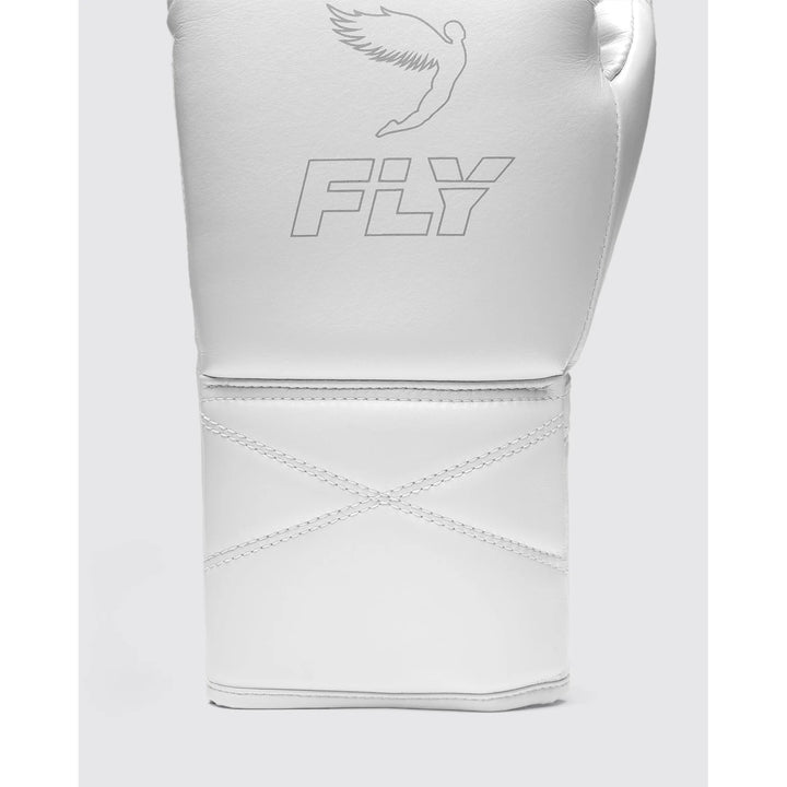 Fly “Superlace Pro X 2“ Lace-up Boxhandschuhe, Weiss