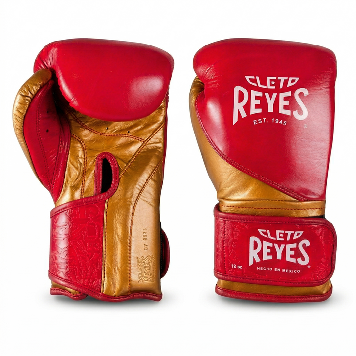 Cleto Reyes High Precision Training Gloves, Rot/Gold