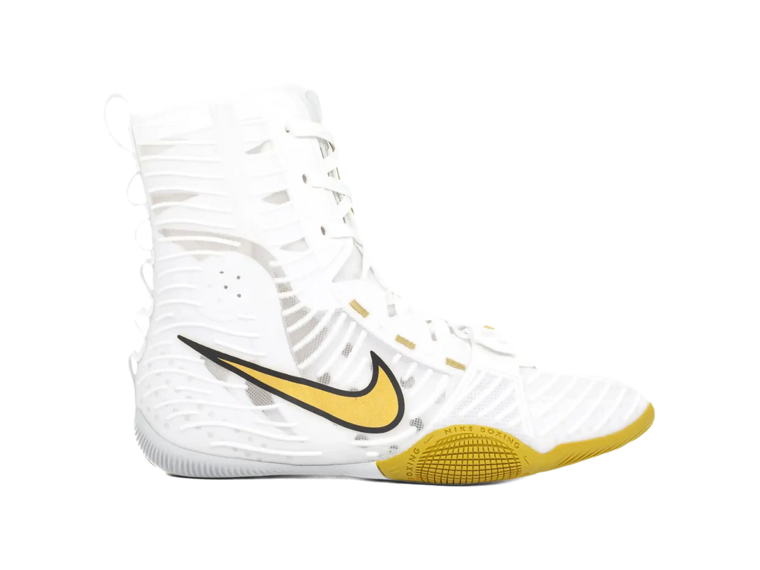 NIKE HyperKO 3, Weiss/Metallic Gold