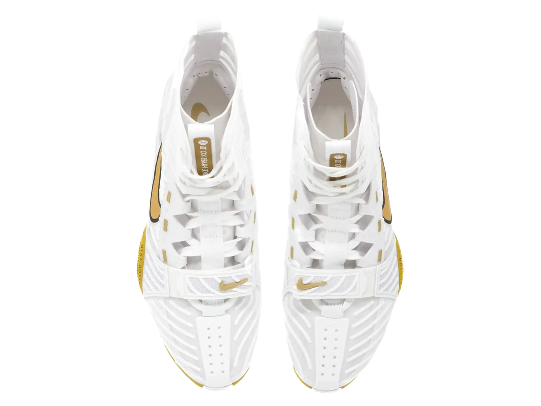 NIKE HyperKO 3, Weiss/Metallic Gold