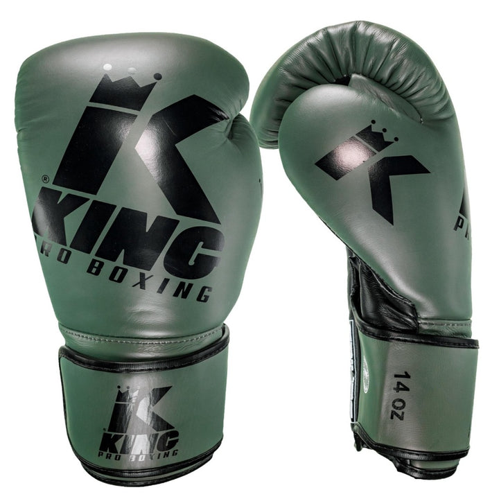 King Pro Boxing Boxhandschuhe "Platinum" Grün