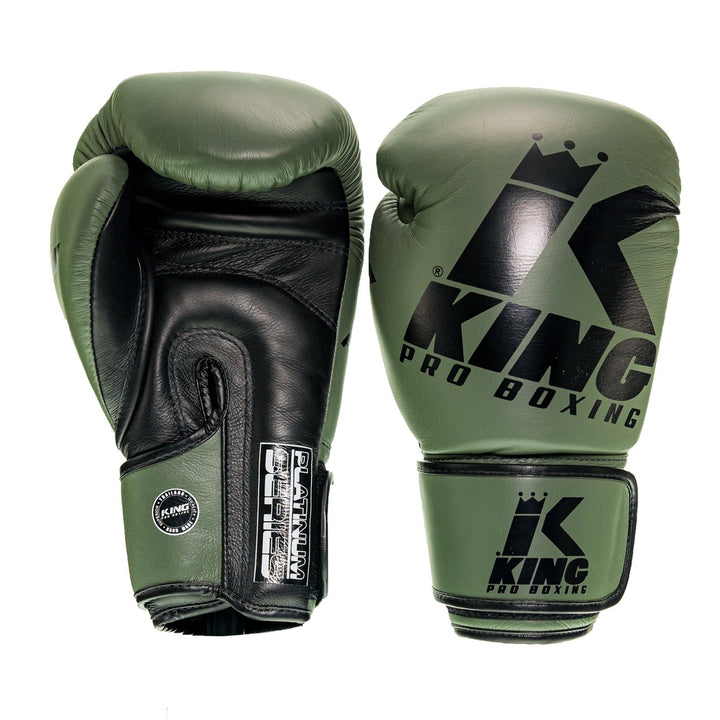 King Pro Boxing Boxhandschuhe "Platinum" Grün