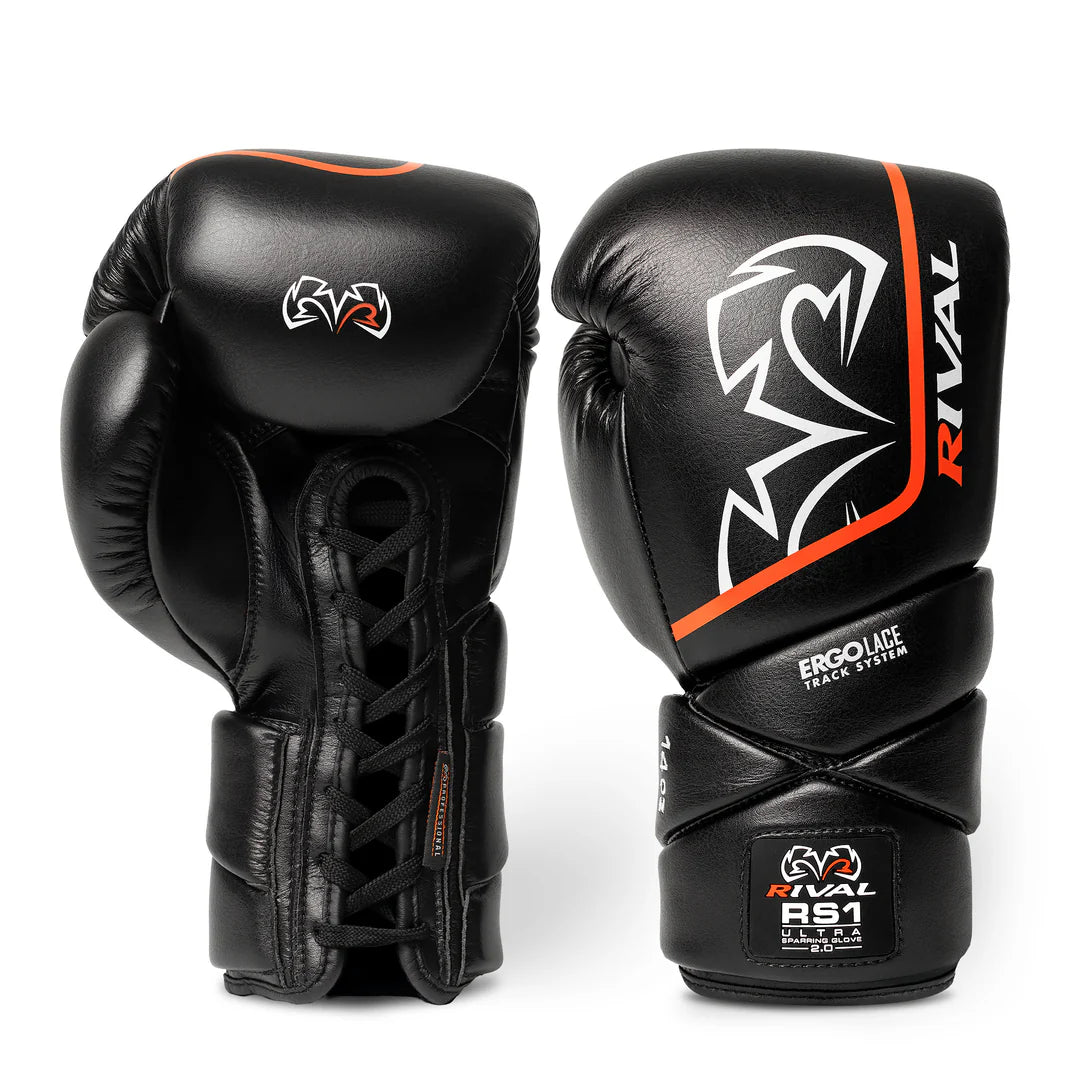 Rival RS1 Ultra Boxing Gloves Sparring White