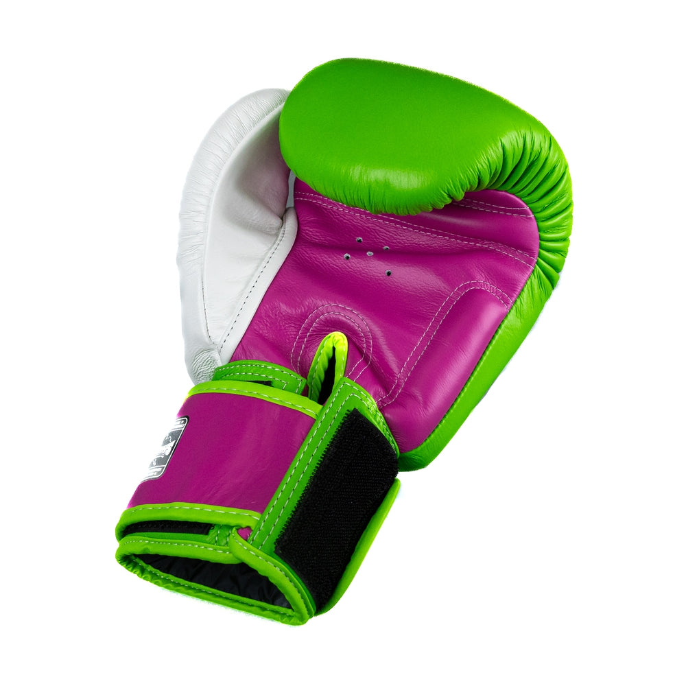 Twins Boxhandschuhe BGVL 3 , Grün/Pink/Weiss