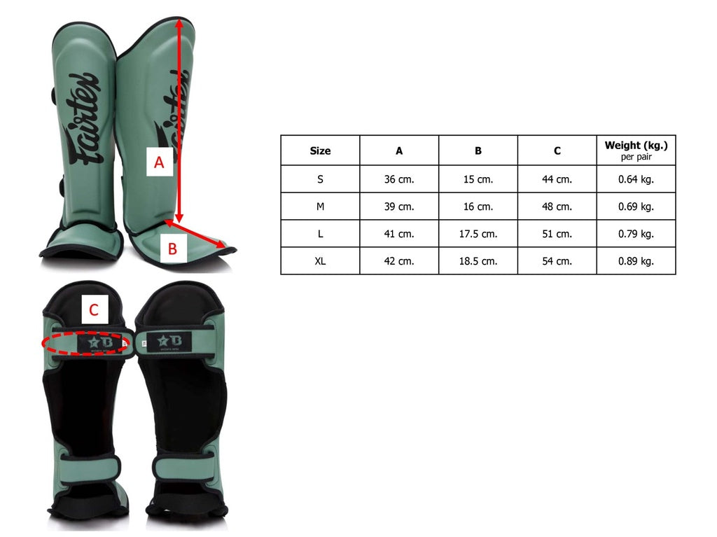 Fairtex X Booster Shinguard SGL 7 Schwarz