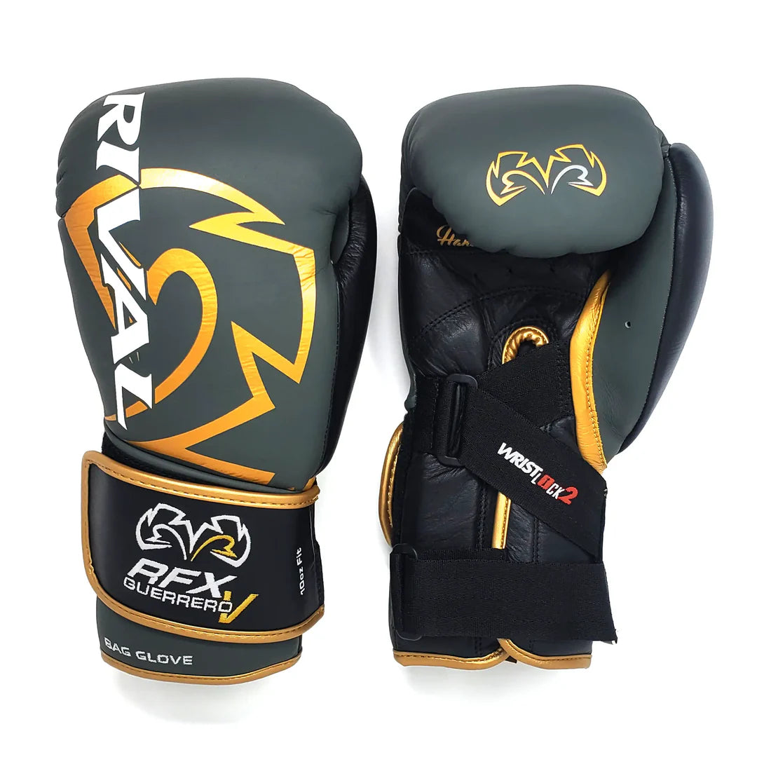 Rival RFX-Guerrero V Bag Gloves SF-H, Grau/Gold