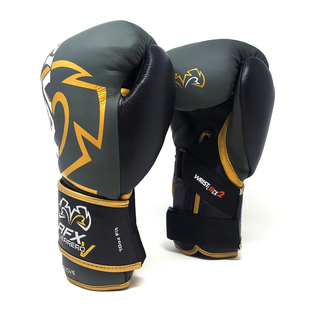 Rival RFX-Guerrero V Bag Gloves SF-H, Grau/Gold