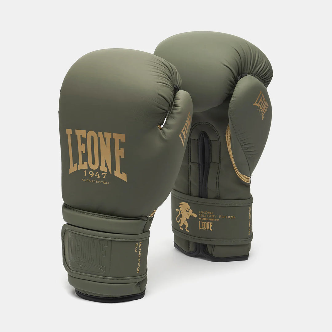 Leone Idol Boxhandschuhe Military Edition, Olivgrün