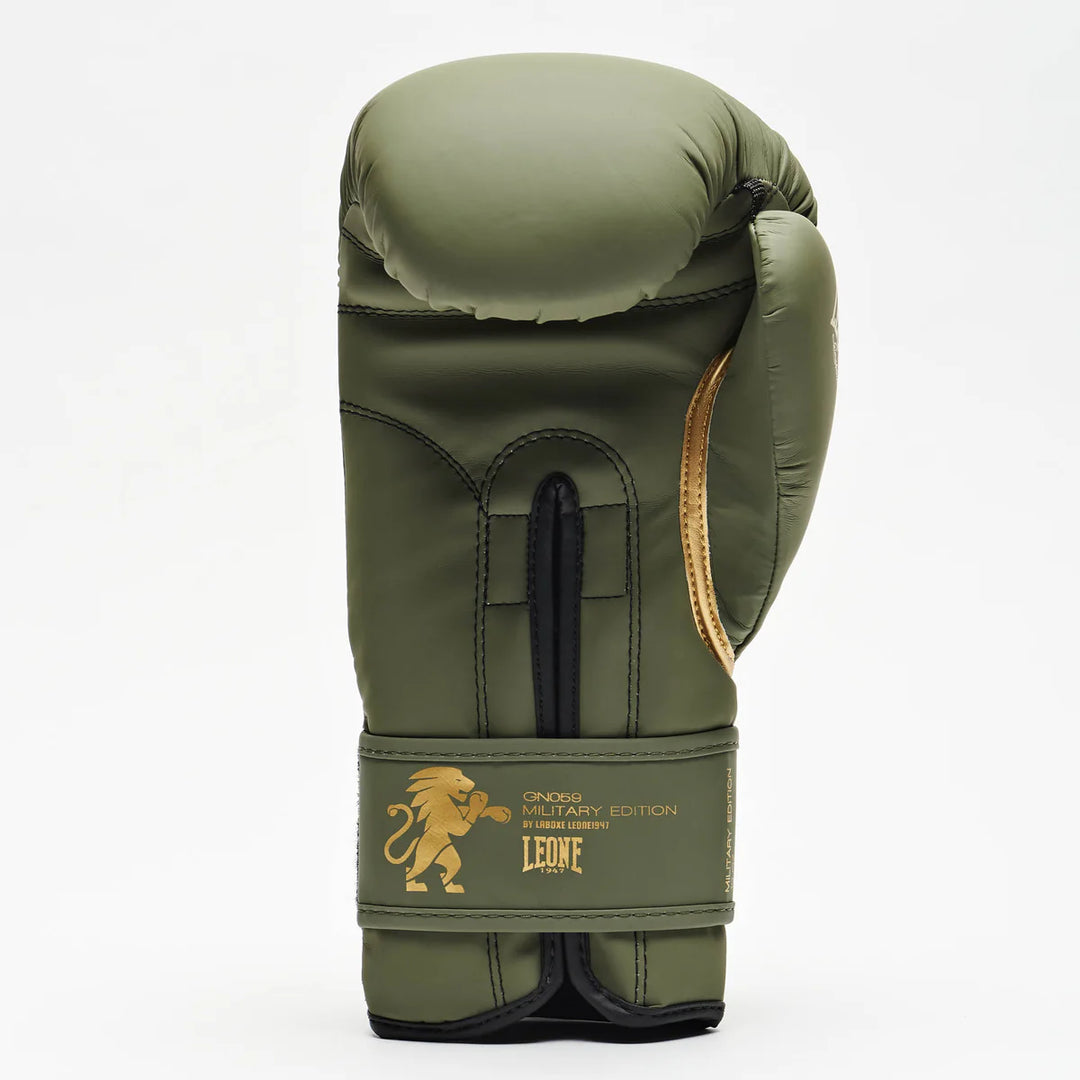 Leone Idol Boxhandschuhe Military Edition, Olivgrün