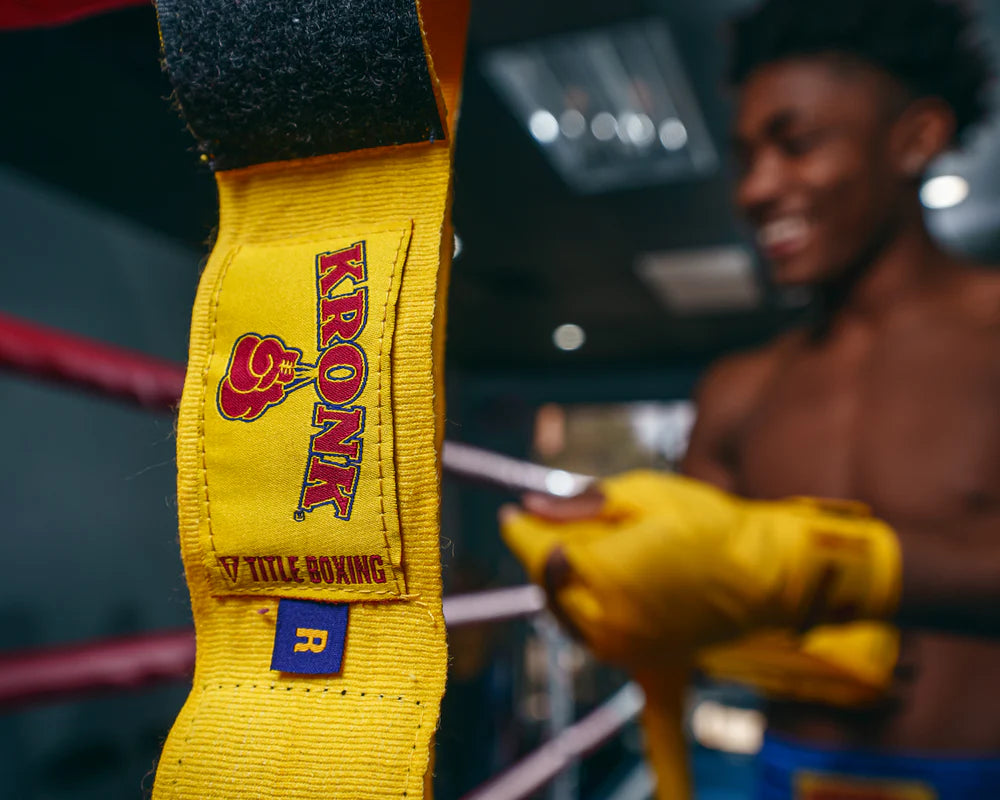 Boxbandagen Title Kronk Gym Gelb