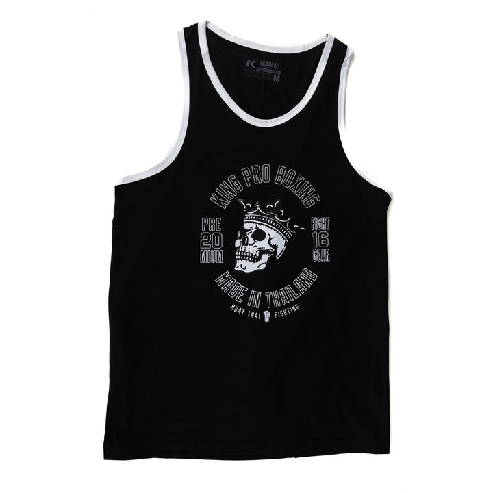King Pro Boxing Skull Tank Top, Schwarz
