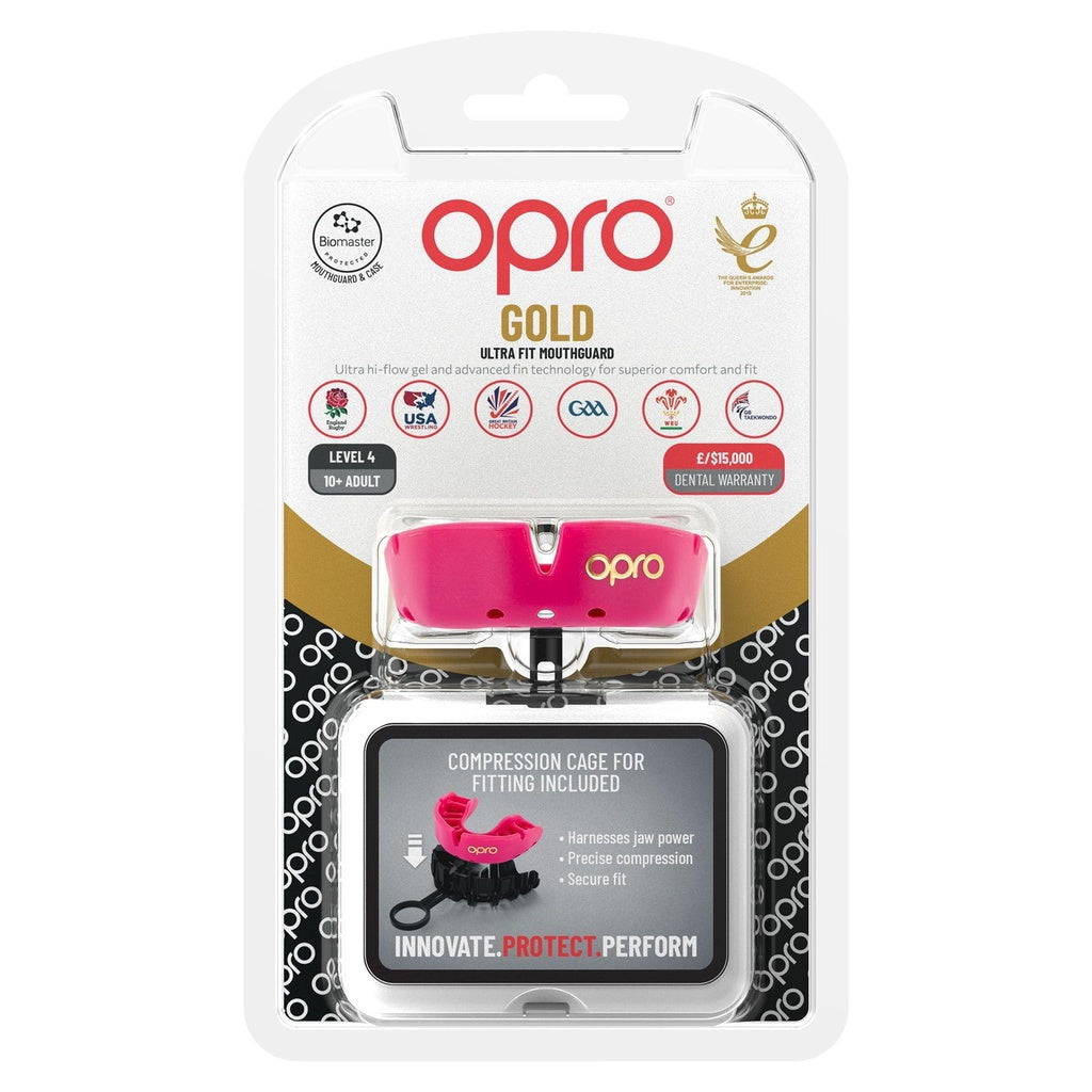 Opro Mundschutz "Gold", Pink