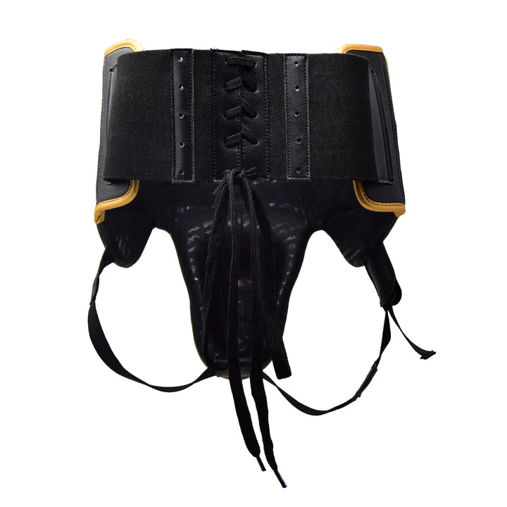 Rival RNFL100 Laced-up Tiefschutz fürs Boxen, Schwarz/Gold