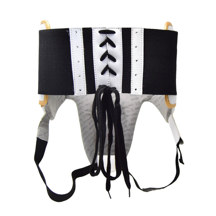 Rival RNFL100 Laced-up Tiefschutz fürs Boxen, Weiss/Gold