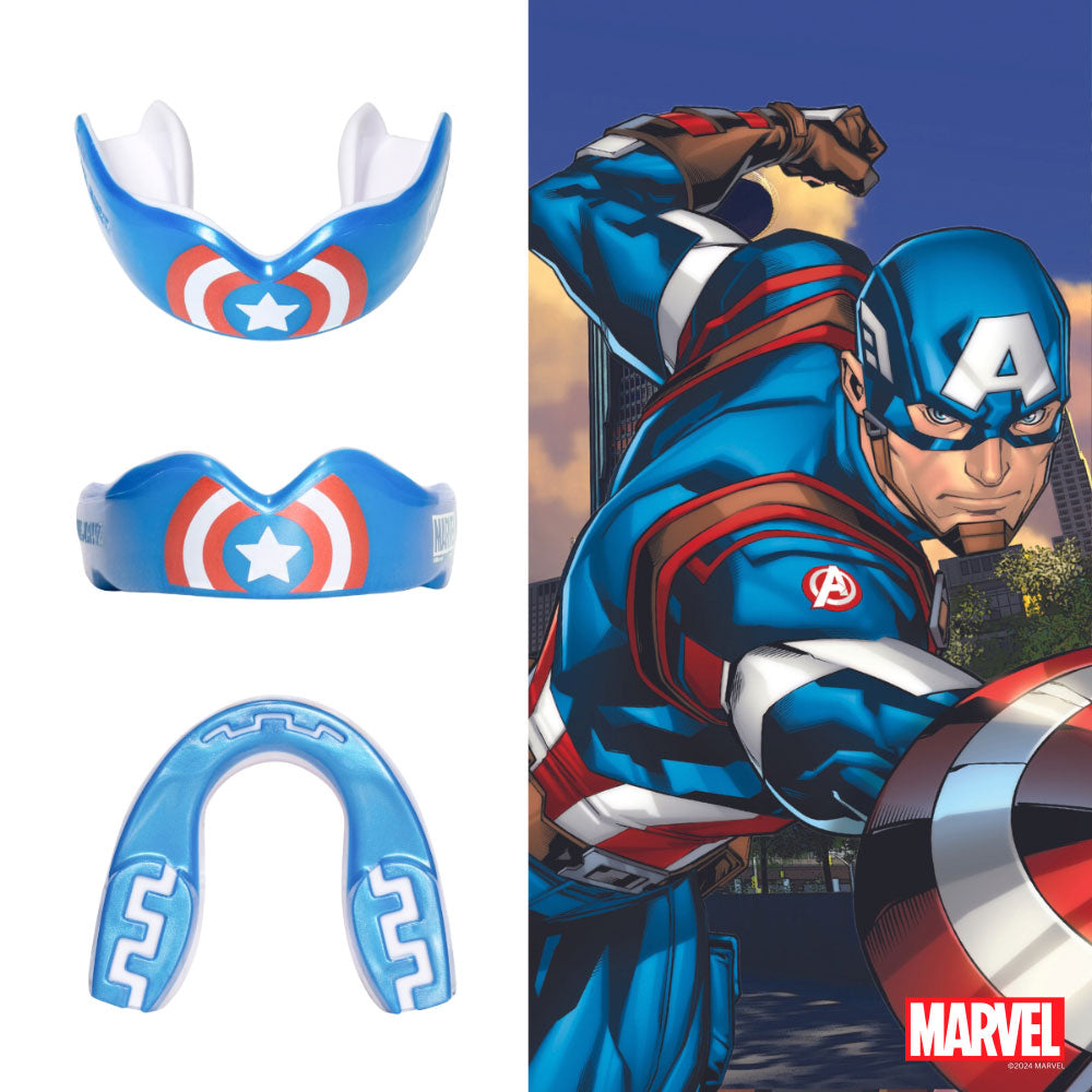 SAFEJAWZ Marvel Mundschutz Captain America