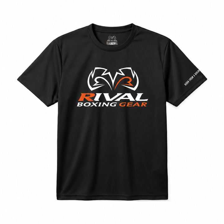 Rival T-Shirt Corpo Spandex, Schwarz